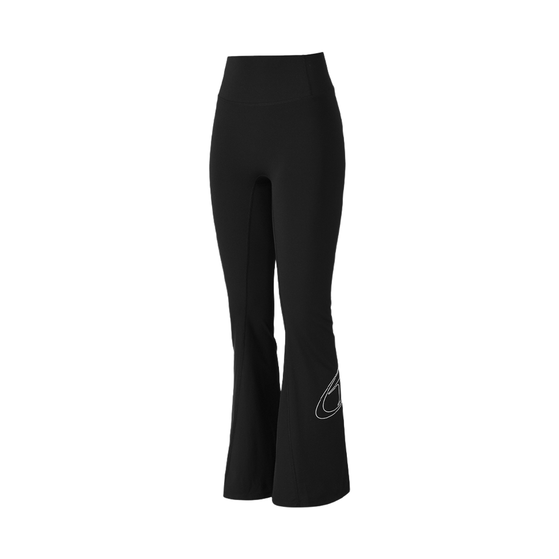 BG3WRP146BK BORN TO WIN W Stroke B Fleece Boots Cut Leggings Black