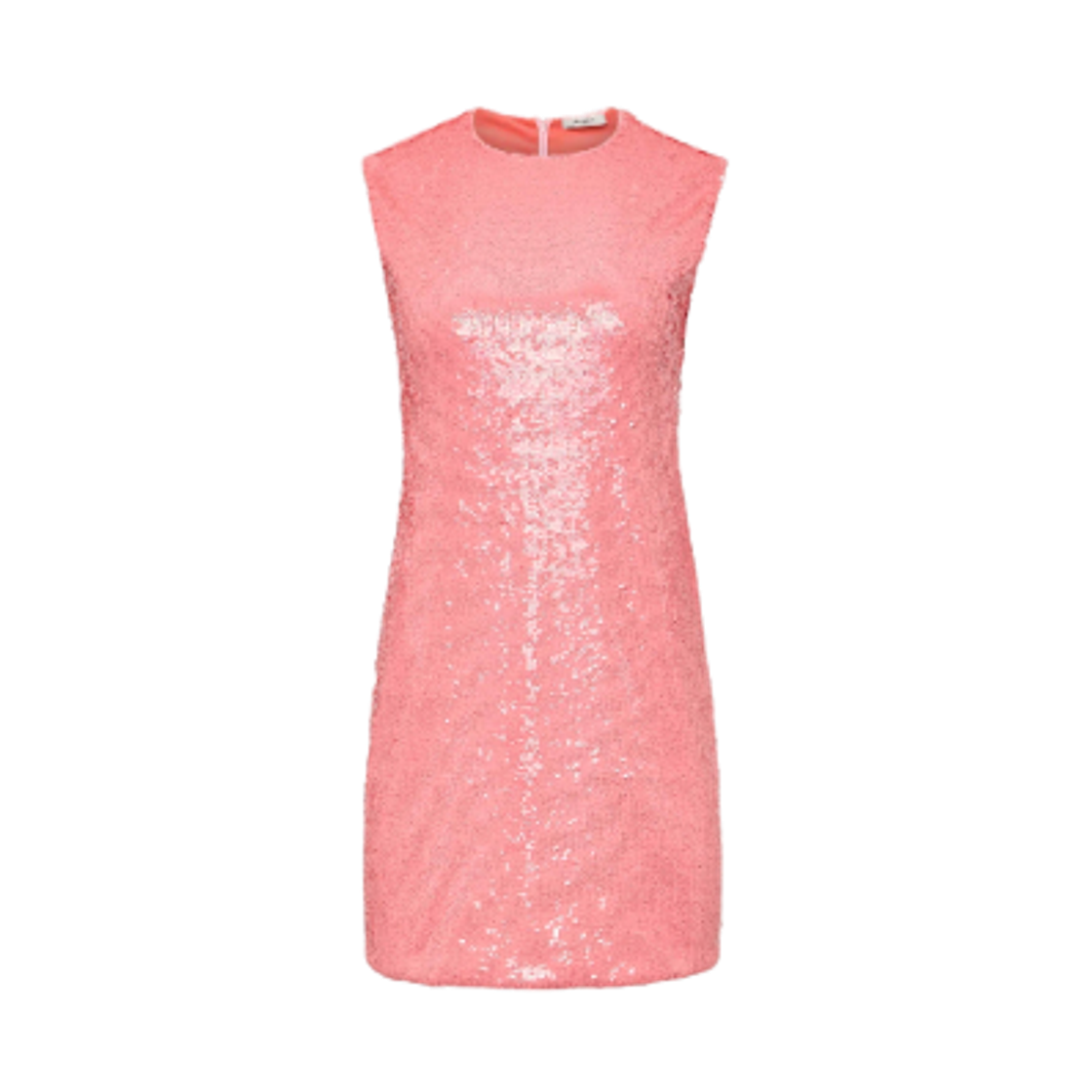 (W) JW 앤더슨 시퀸 미니 쉬프트 드레스 버블검((W) JW Anderson Sequin Mini Shift Dress Bubblegum)