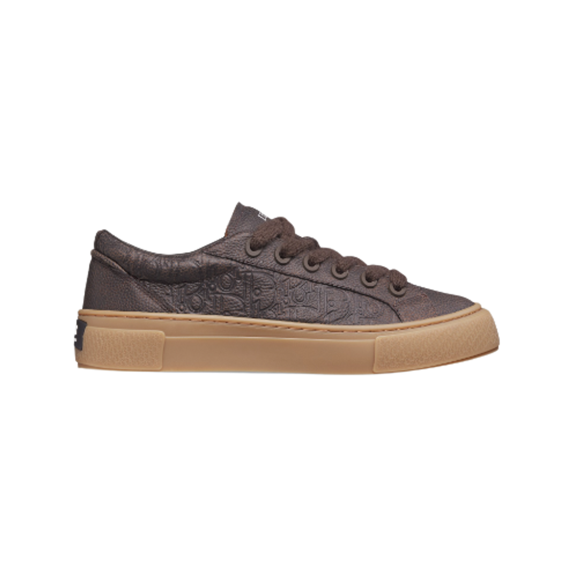 디올 B33 스핀 스니커즈 그레인드 카프스킨 앤 디올 그래비티 빈티지 레더 브라운(Dior B33 Spin Sneakers Grained Calfskin And Dior Gravity Vintage Leather Brown) - 1