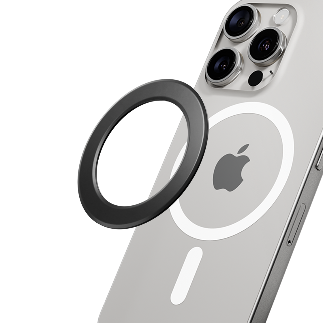 신지모루 마그네틱 자력 스티커 링플레이트 블랙(SINJIMORU Magnetic Magnet Sticker Ring-Plate Black) - 1