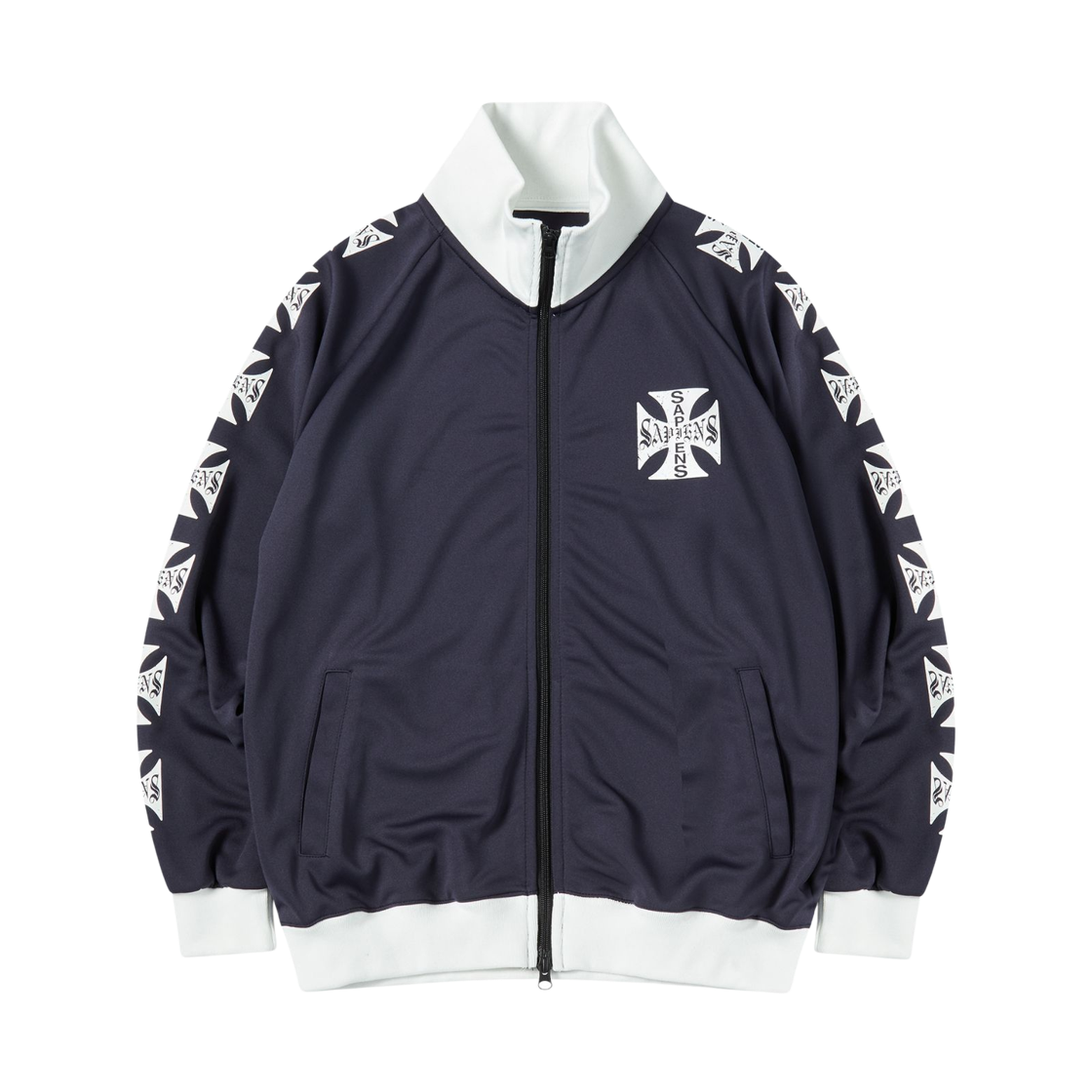 SA25JK020 Sapiens Engineered Sleeve Track Jacket Navy