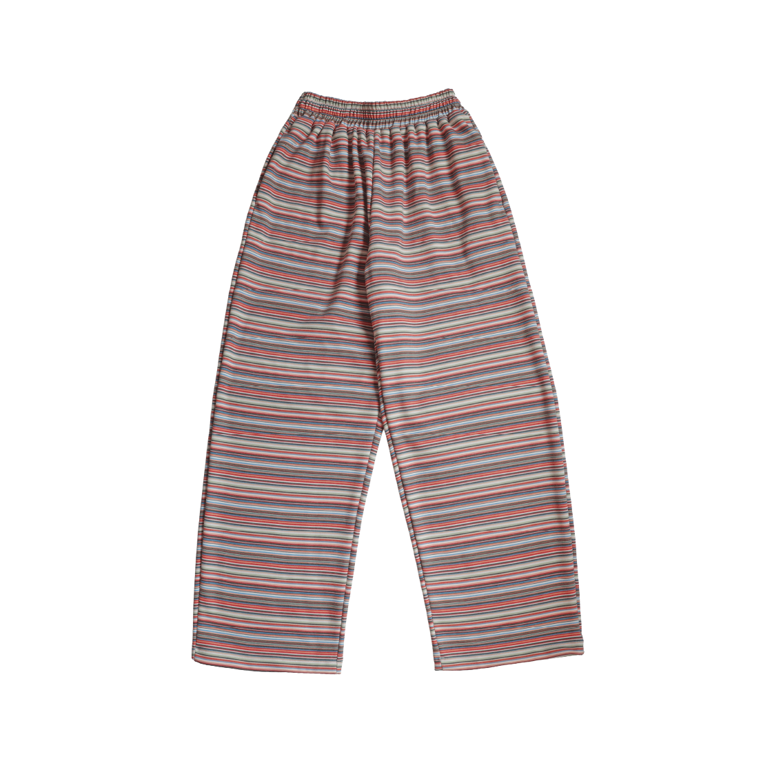 KS5CRSR001RD Kookeesee Nana Stripe Banding Pants Red