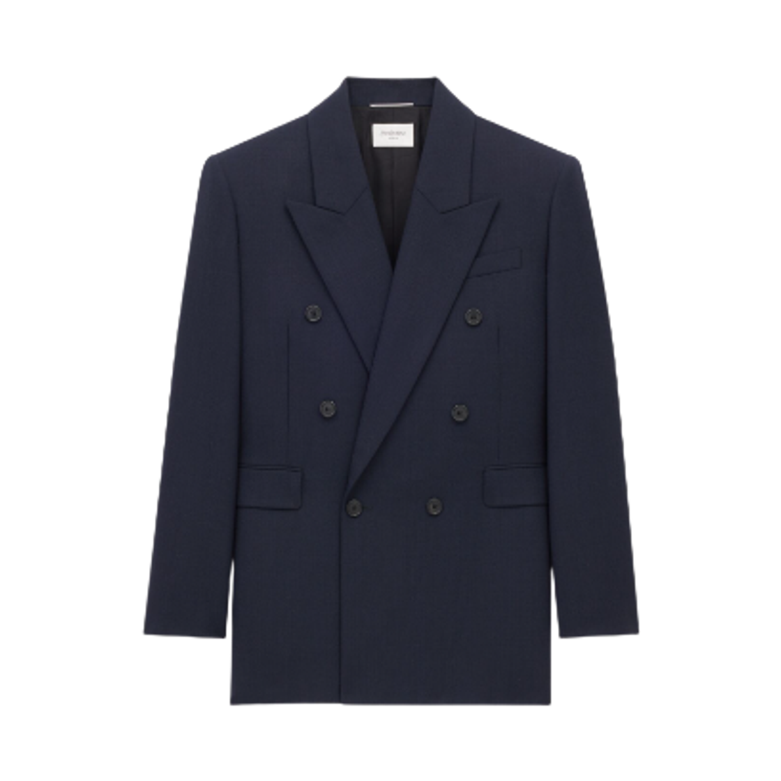 835102-Y5K32-4140 Saint Laurent Wool Jacket Marine