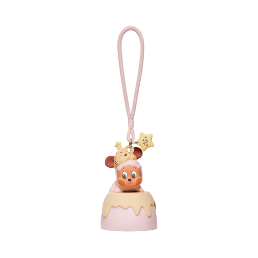 팝마트 작은별 맛있는 한 입 시리즈 라이트 키링 밤 크림 (개봉 박스)(Pop Mart Twinkle Twinkle Savor the Moment Series Night Light Pendant Chestnut Cream (Opened Case))