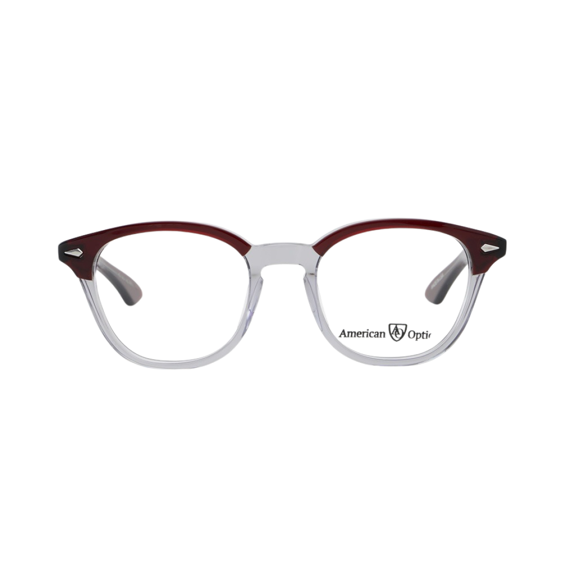 아메리칸 옵티컬 모던 타임즈 가넷 스모크 클리어 렌즈(American Optical Modern Times Garnet Smoke Clear Lenses)