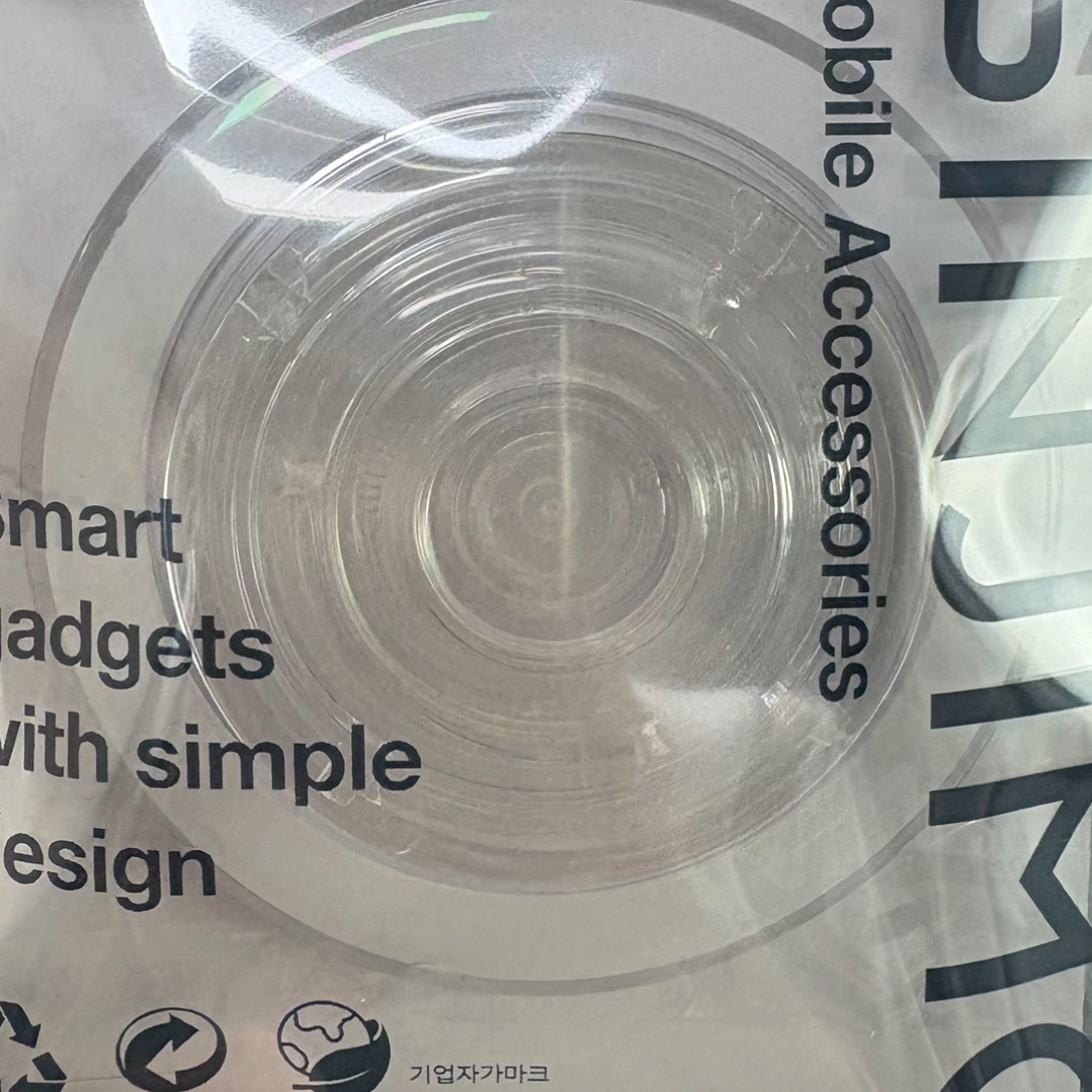 SINJIMORU MagSafe Grip Tipi Tok Transparent iPhone Holder Clear 착용 스타일