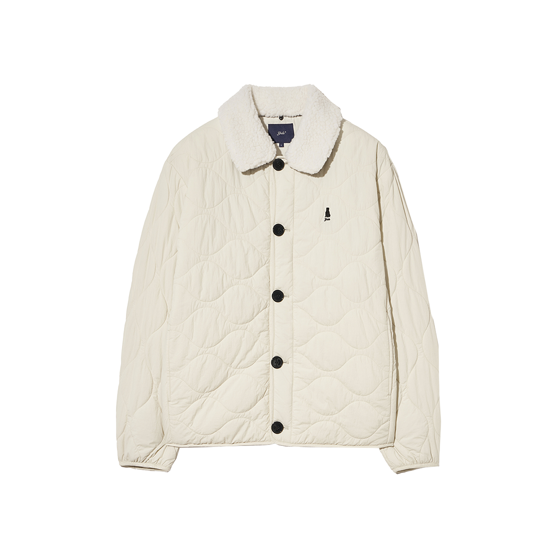예일 (탈부착) 카라 디테쳐블 웜업 퀼팅자켓 아이보리(Yale Detachable Warm-Up Quilting Jacket Ivory)