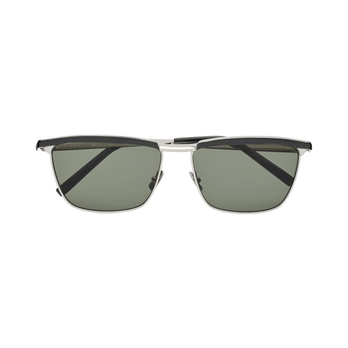 843043-Y9969-8100 Saint Laurent Sl 795 Joe Sunglasse Black Silver and Grey