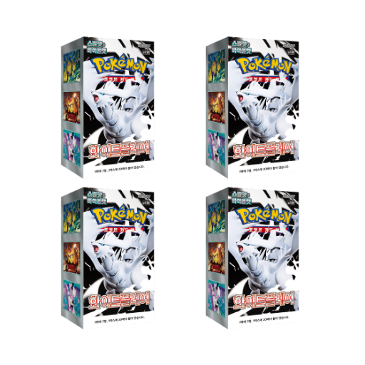 포켓몬 TCG 스칼렛 & 바이올렛 확장팩 화이트플레어 4박스 (총 80팩)(Pokemon TCG Scarlet & Violet Expansion Pack White Flare 4 Boxes (Total Pack of 80)) - 1