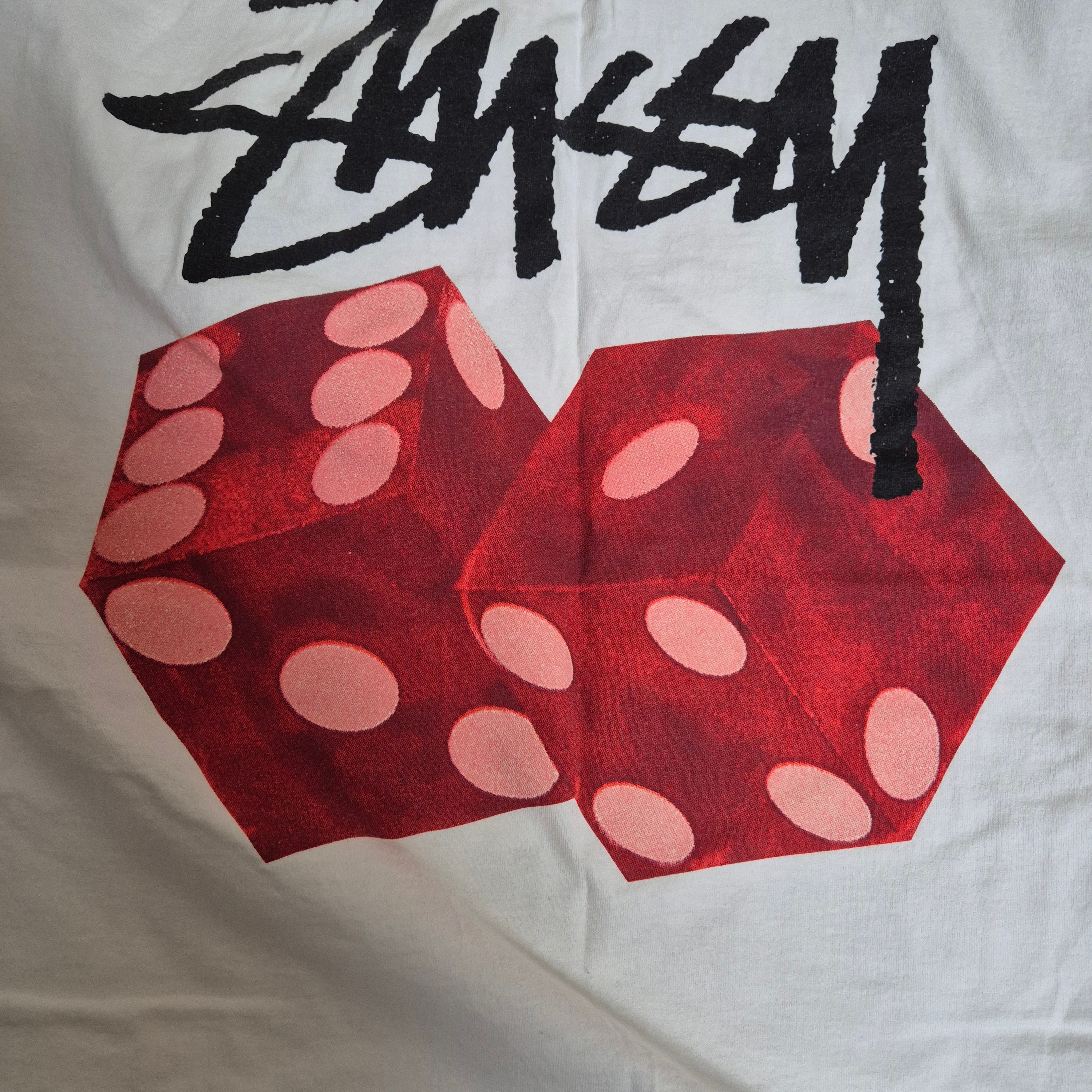 Stussy Diced Out T-Shirt White 착용 스타일