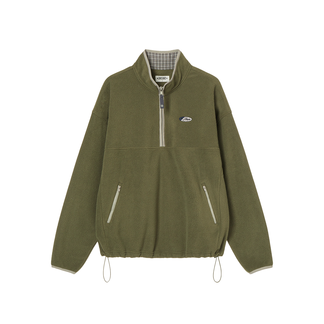 에이이에이이 심볼 플리스 아노락 올리브(AEAE Symbol Fleece Anorak Olive)