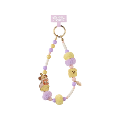 팝마트 작은별 맛있는 한 입 시리즈 휴대폰 스트랩 밤 크림 (개봉 박스)(Pop Mart Twinkle Twinkle Savor the Moment Series Phone Charm Chestnut Cream (Opened Case))