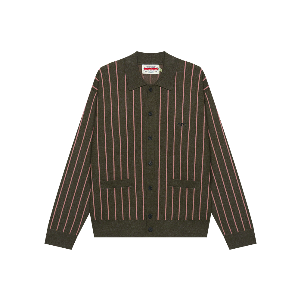 EP5FN3KN00301 EPT Collar Knit Cardigan Brown