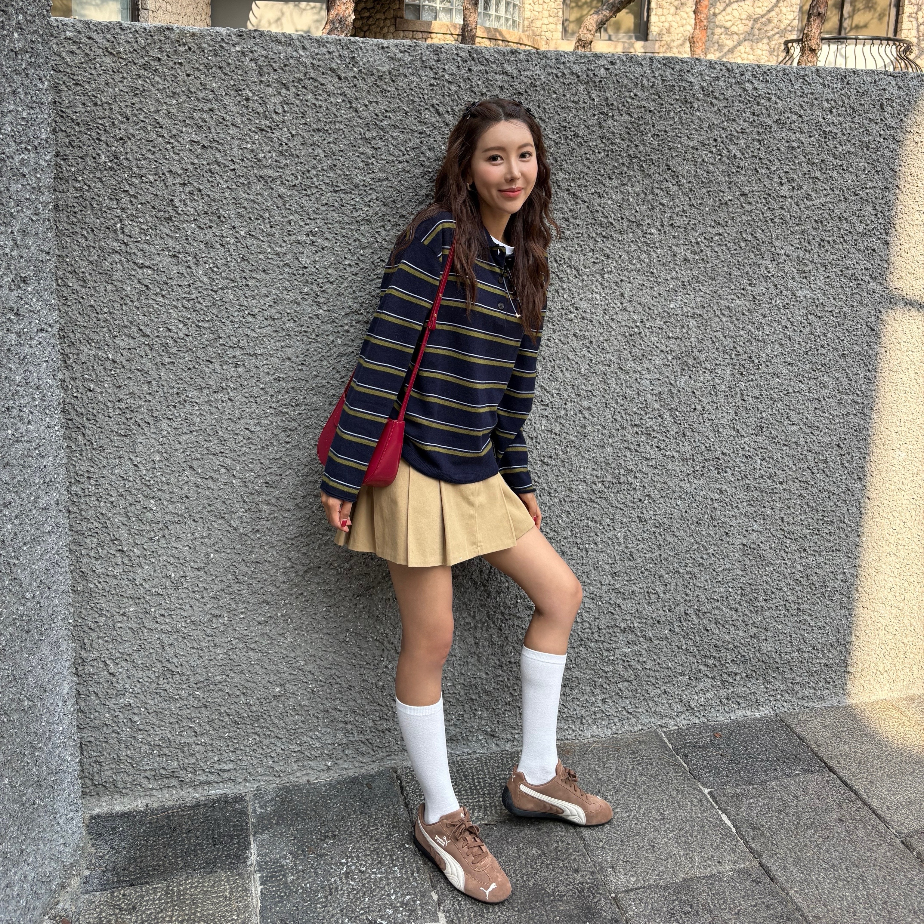 Puma Speedcat Archive Haute Coffee Frosted Ivory 착용 스타일 - 4