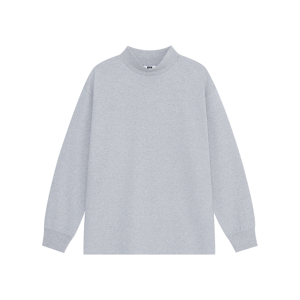 EP5FN3LS02203 EPT Sel Classic Logo Mock Neck 8% Melange