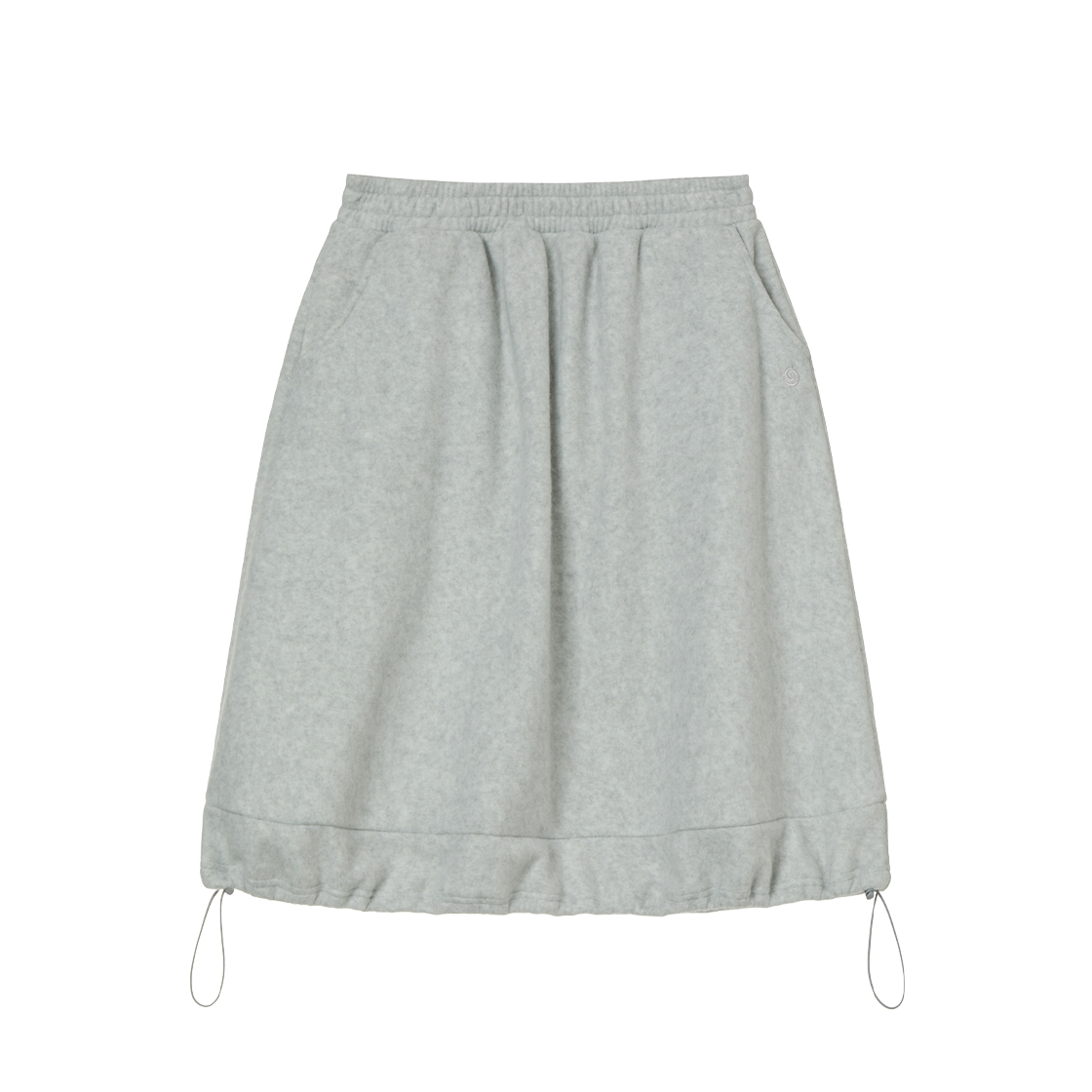에이이에이이 벌룬 플리스 스커트 라이트 그레이(AEAE Balloon Fleece Skirt Light Grey)