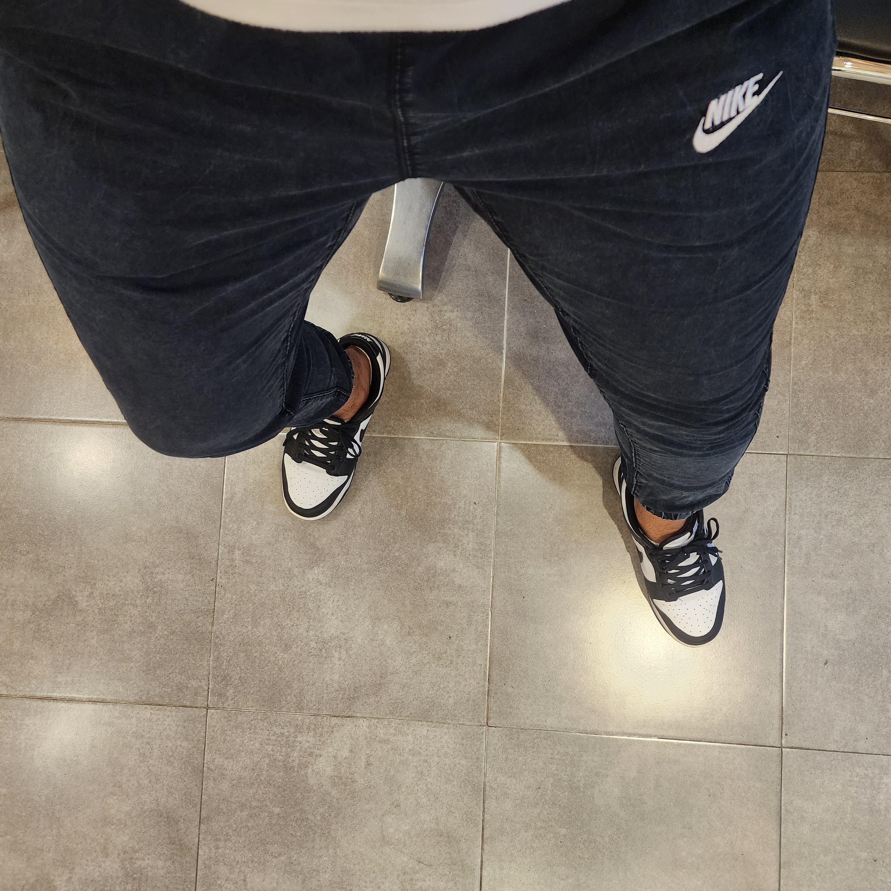 Nike Club+ Unlined Woven Jogger Black - Asia, Nike Dunk Low Retro Black 착용 스타일 - 1