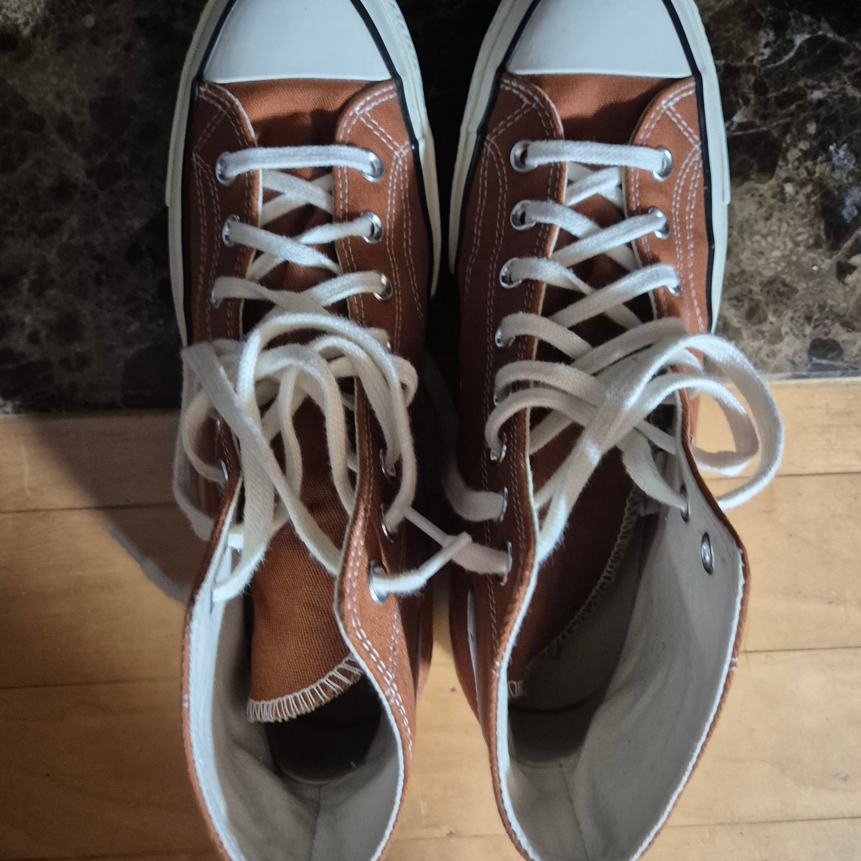 Converse Chuck 70 High Tawny Owl Egret 착용 스타일