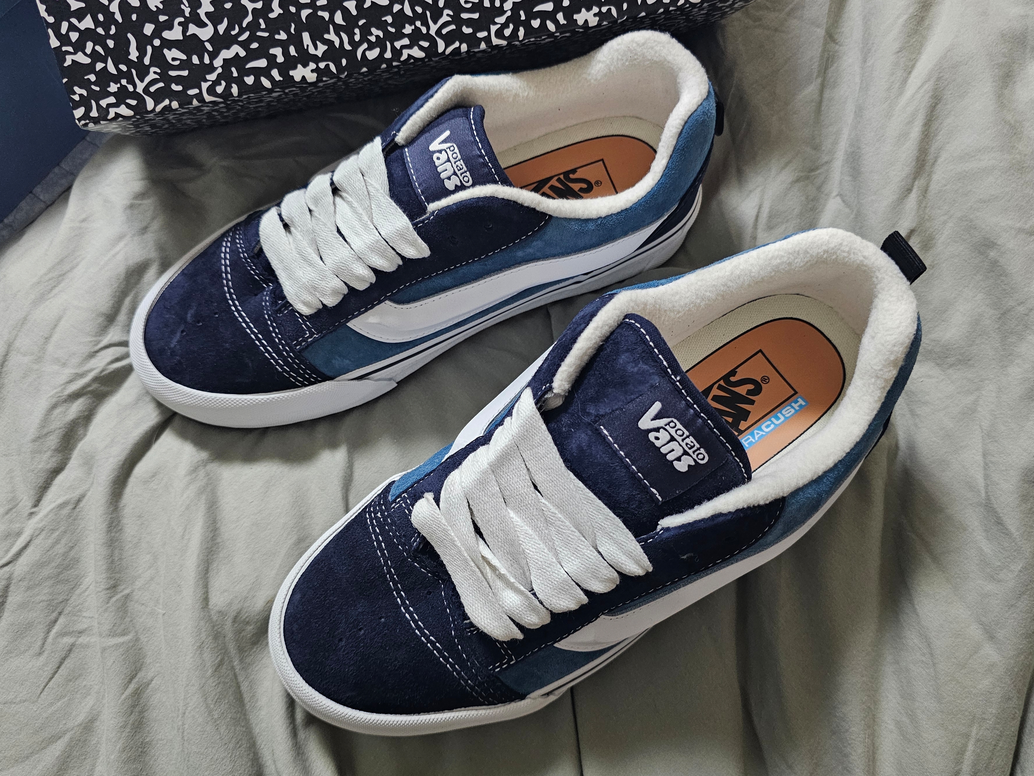 Vans Vault x Imran Potato Knu-Skool MTE-1 LX Navy 착용 스타일