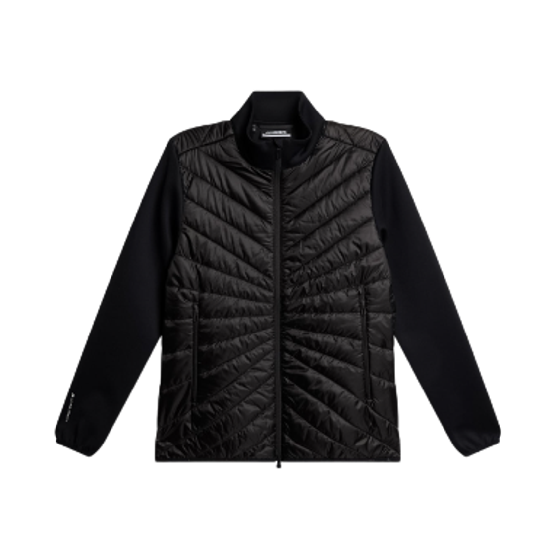 (W) 제이린드버그 매드 퀼트 하이브리드 자켓 블랙((W) J.Lindeberg Madde Quilt Hybrid Jacket Black)