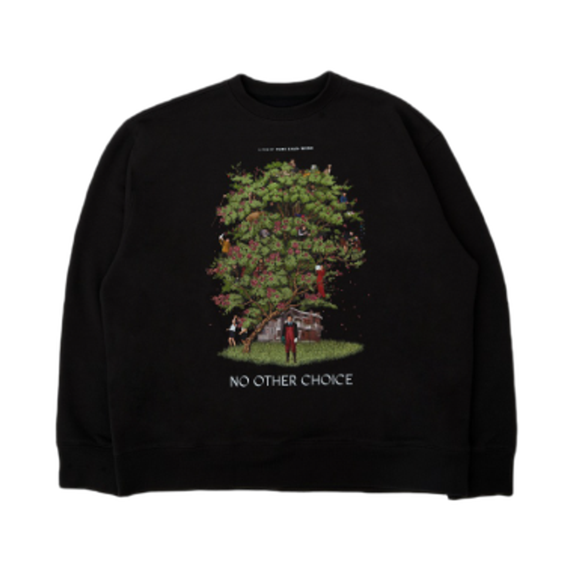 콤포트 x 어쩔수가없다 포스터 스웨트셔츠 블랙(Comfort x No Other Choice Poster Sweatshirt Black)