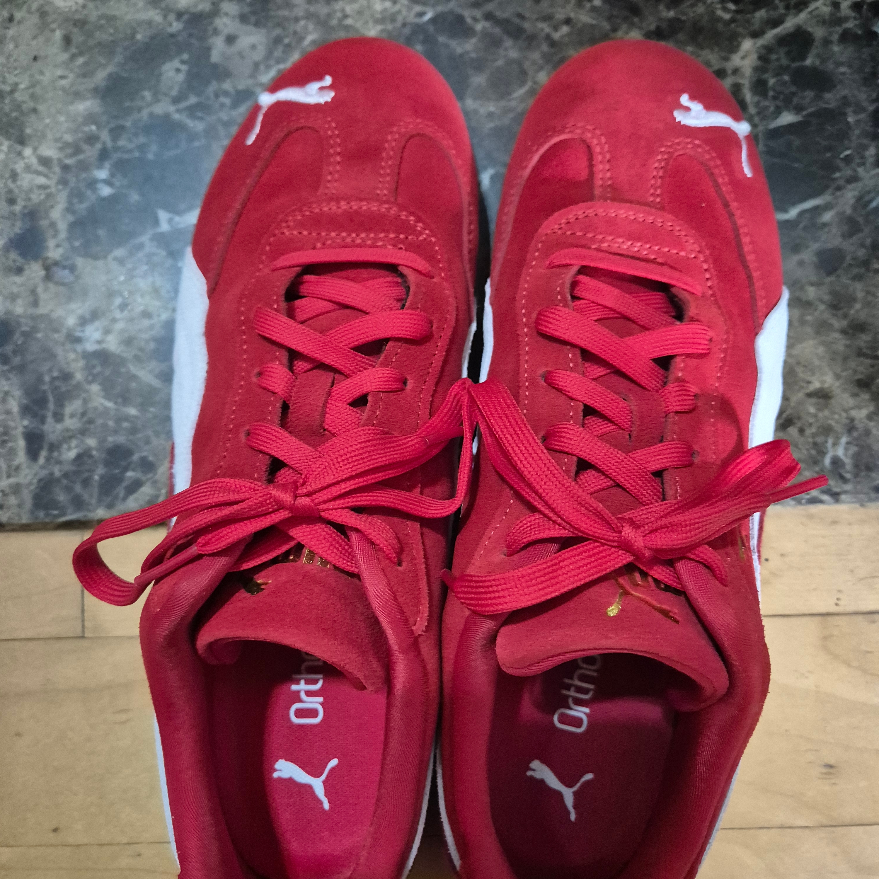 Puma Speedcat OG Red White 착용 스타일