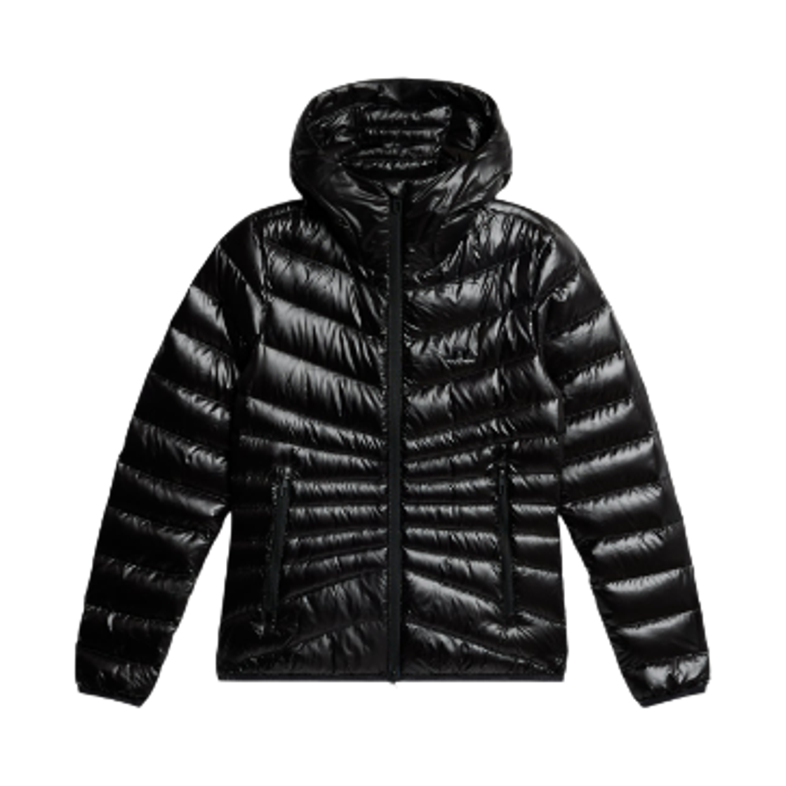 (W) 제이린드버그 라라 라이트 다운 후드 자켓 블랙((W) J.Lindeberg Lara Light Down Hooded Jacket Black)