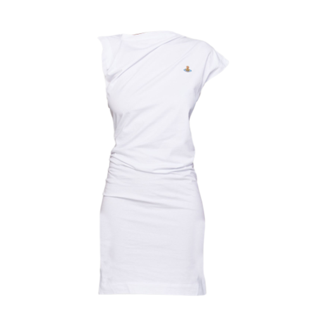 1601004W-J001M-A401 (W) VIvienne Westwood Dress with Logo White