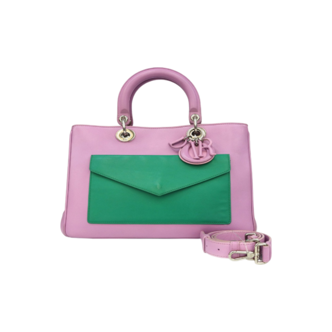 ITQPGEGNISOU Dior Purple Black Tote Bag