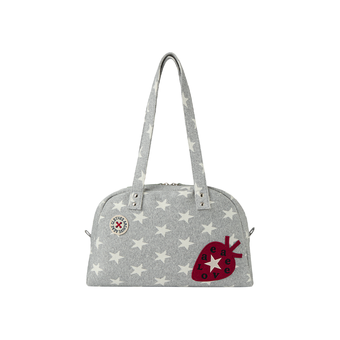 에이이에이이 엠브로이더리 토트 백 스타 그레이(AEAE Embroidery Tote Bag Star Grey)