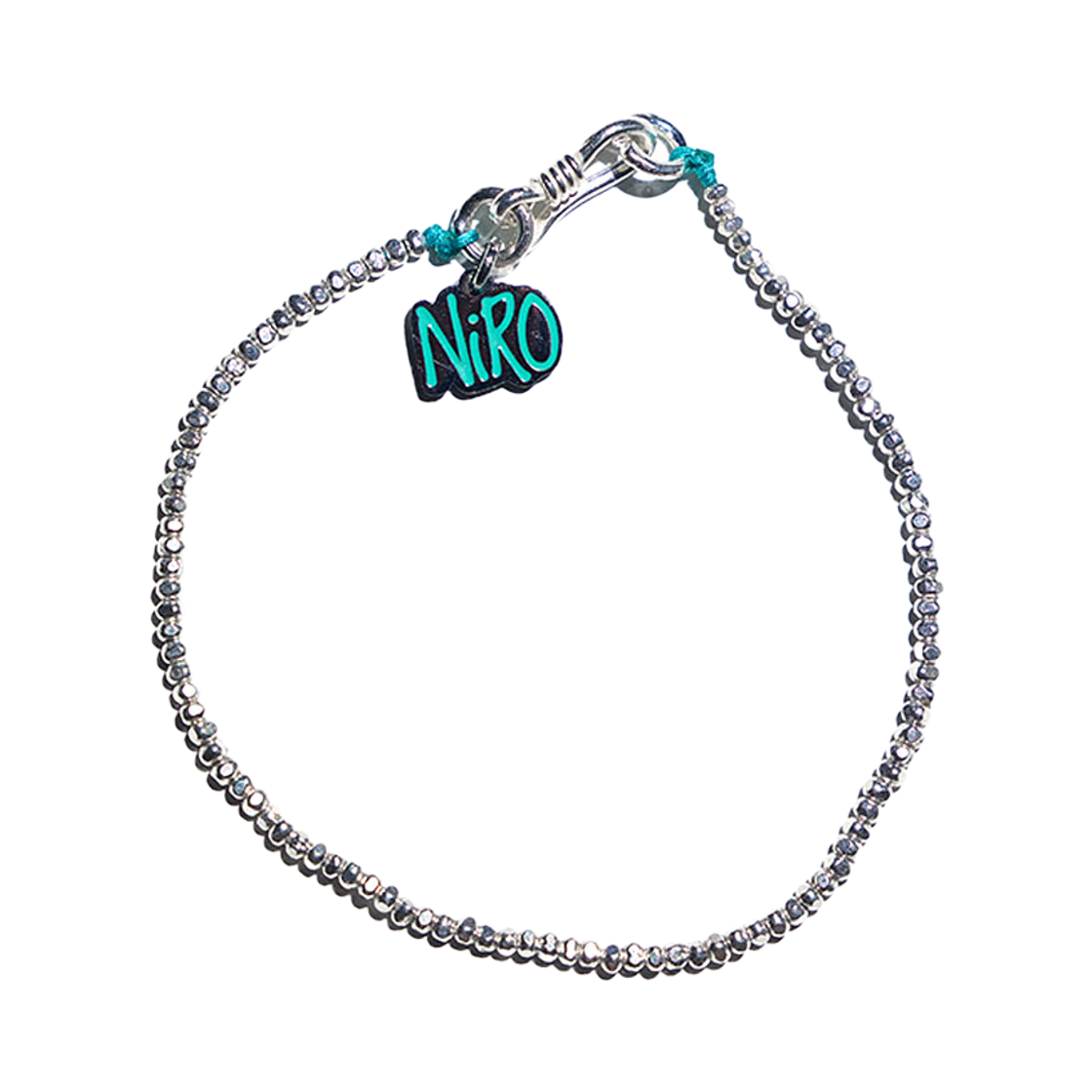 니로 세렌디피티 카렌 실버 트리드 브레이슬릿 #131 (100%) 민트(NiRO.SERENDiPiTY Caren Silver Thread Bracelet #131 (100%) Mint)