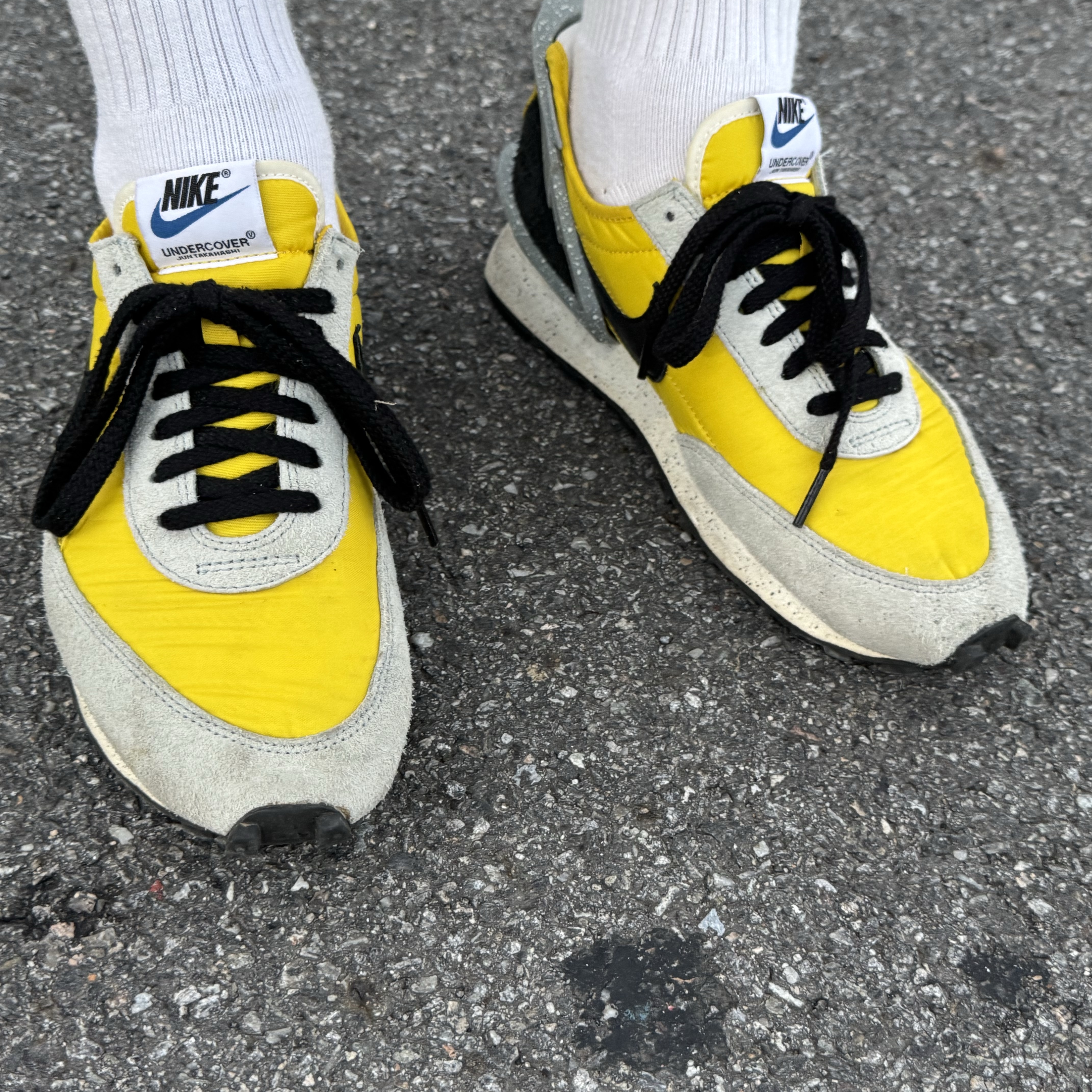 Nike x Undercover Daybreak Bright Citron 착용 스타일