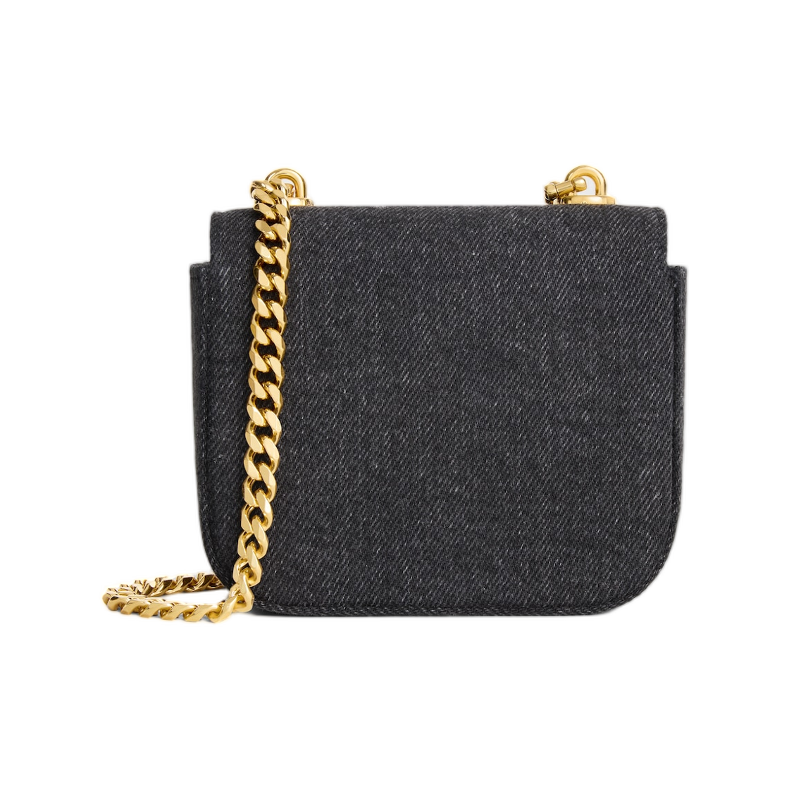 셀린느 미니 체인 클로드 데님 & 카프스킨 다크 그레이(Celine Mini Chain Claude in Denim & Calfskin Dark Grey) - 3