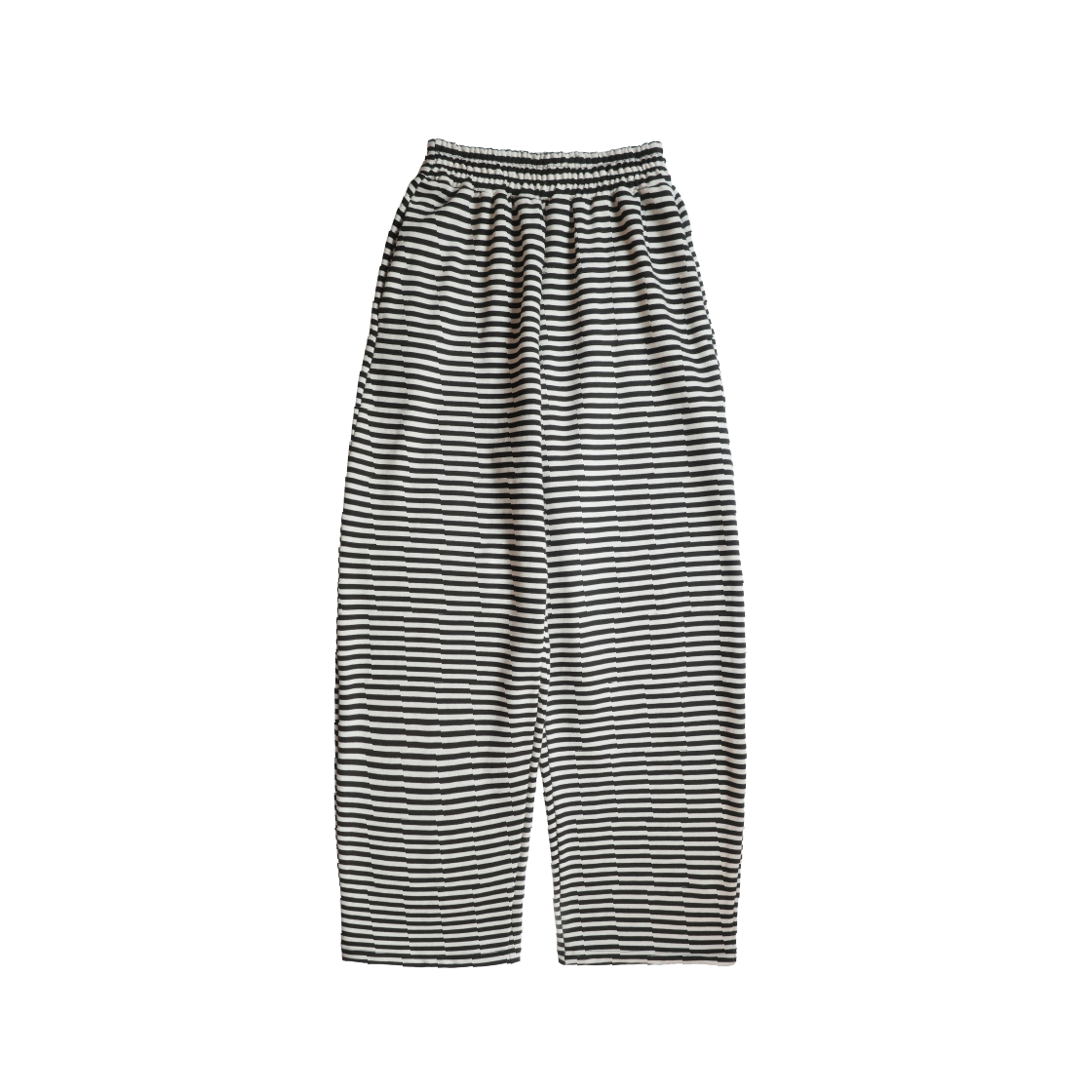 쿠키시 윌리 스트라이프 밴딩 팬츠 블랙(Kookeesee Willy Stripe Banding Pants Black)