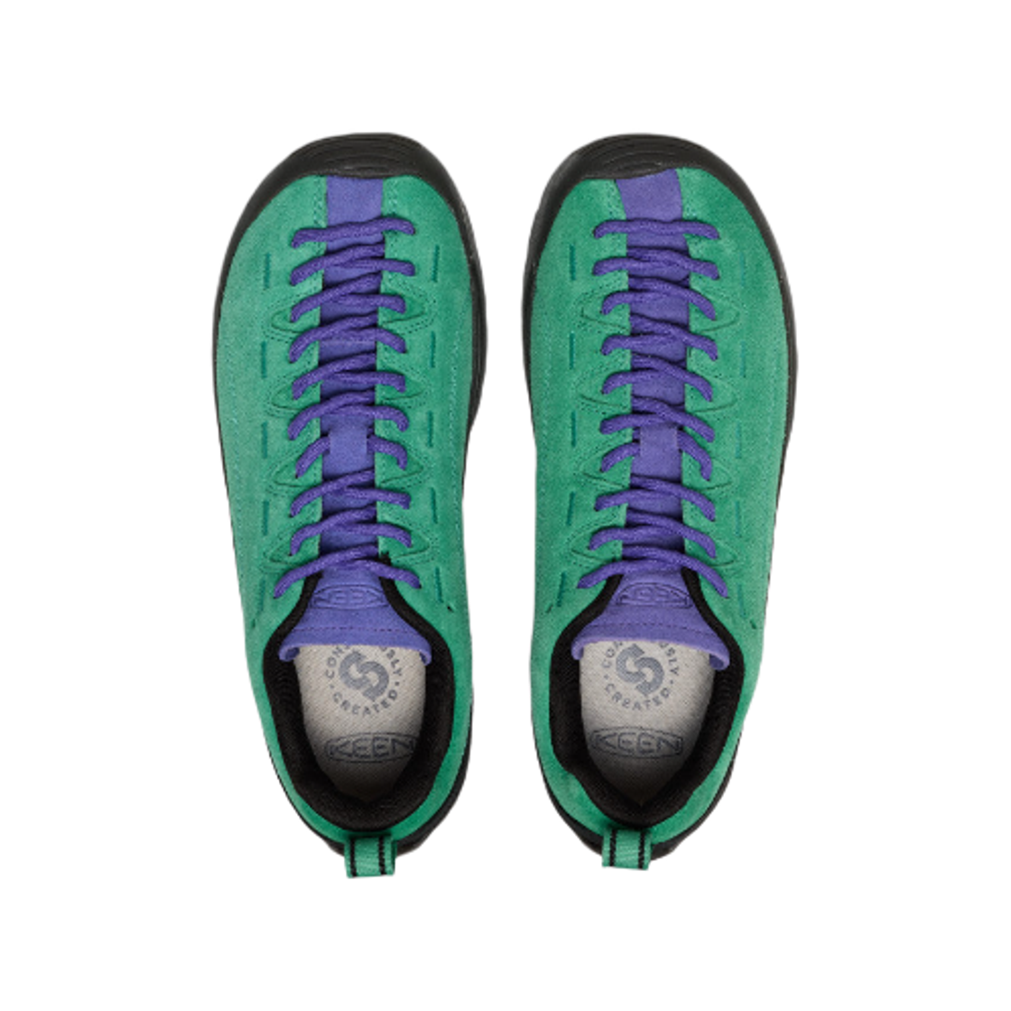 (W) 킨 재스퍼 스니커즈 윈터 그린 퍼플 오퓰런스((W) Keen Jasper Sneakers Winter Green Purple Opulence) - 2