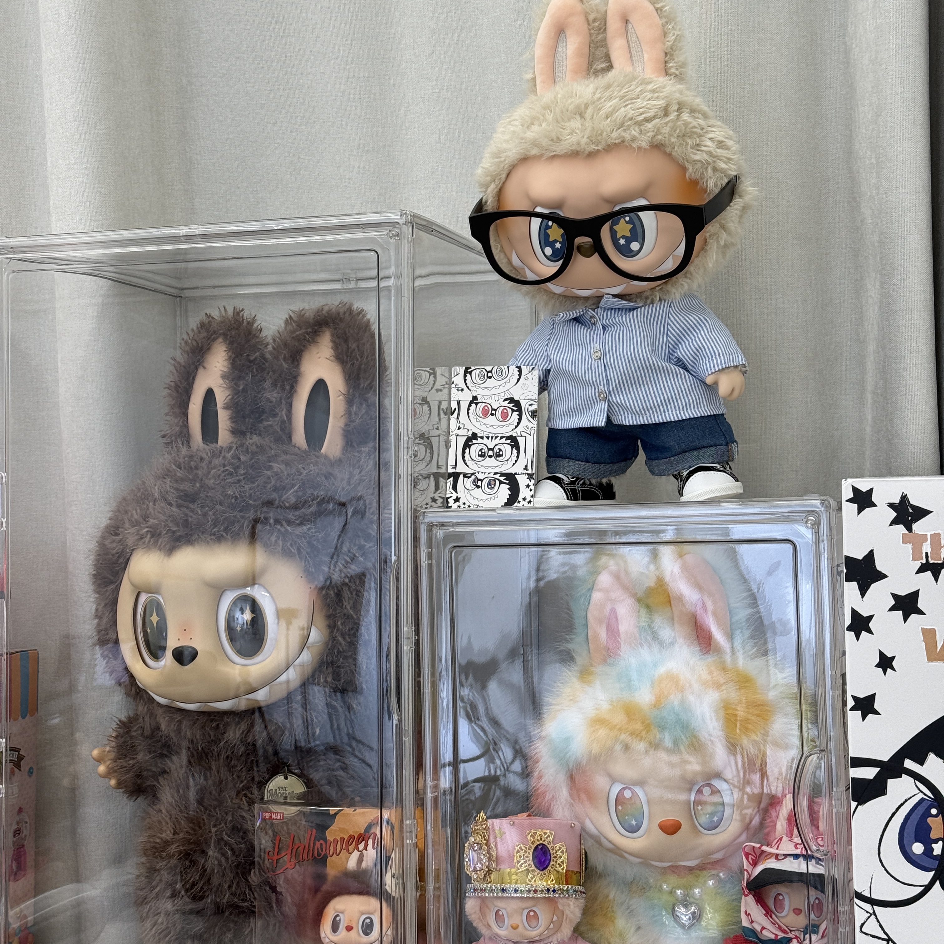 Pop Mart Labubu Flip with Me Doll, Pop Mart The Monsters I Found You Vinyl Face Doll 착용 스타일 - 2