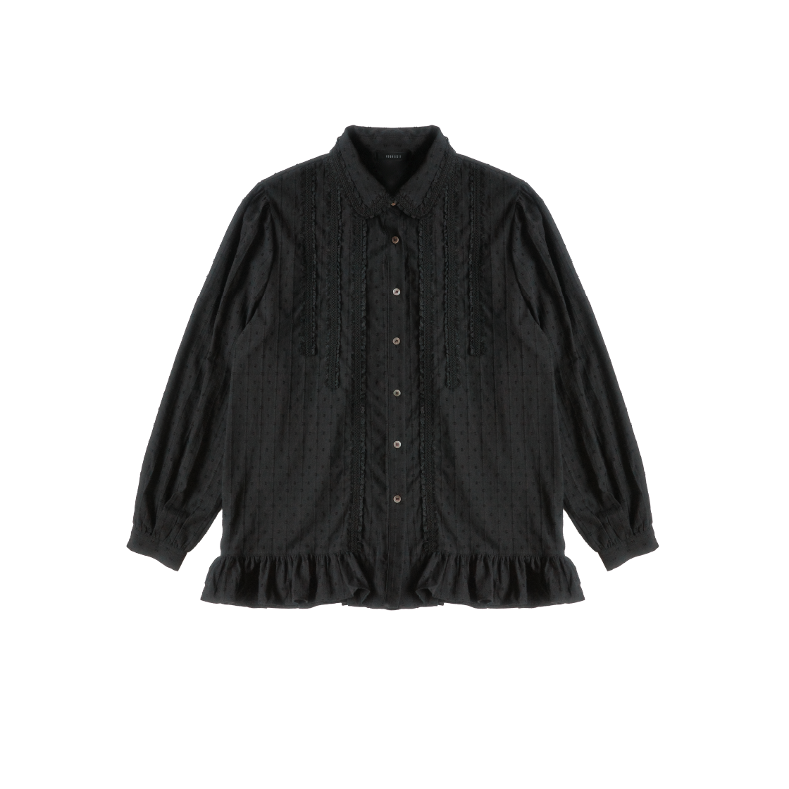 쿠키시 벨라 레이스 블라우스 블랙(Kookeesee Bella Lace Blouse Black)