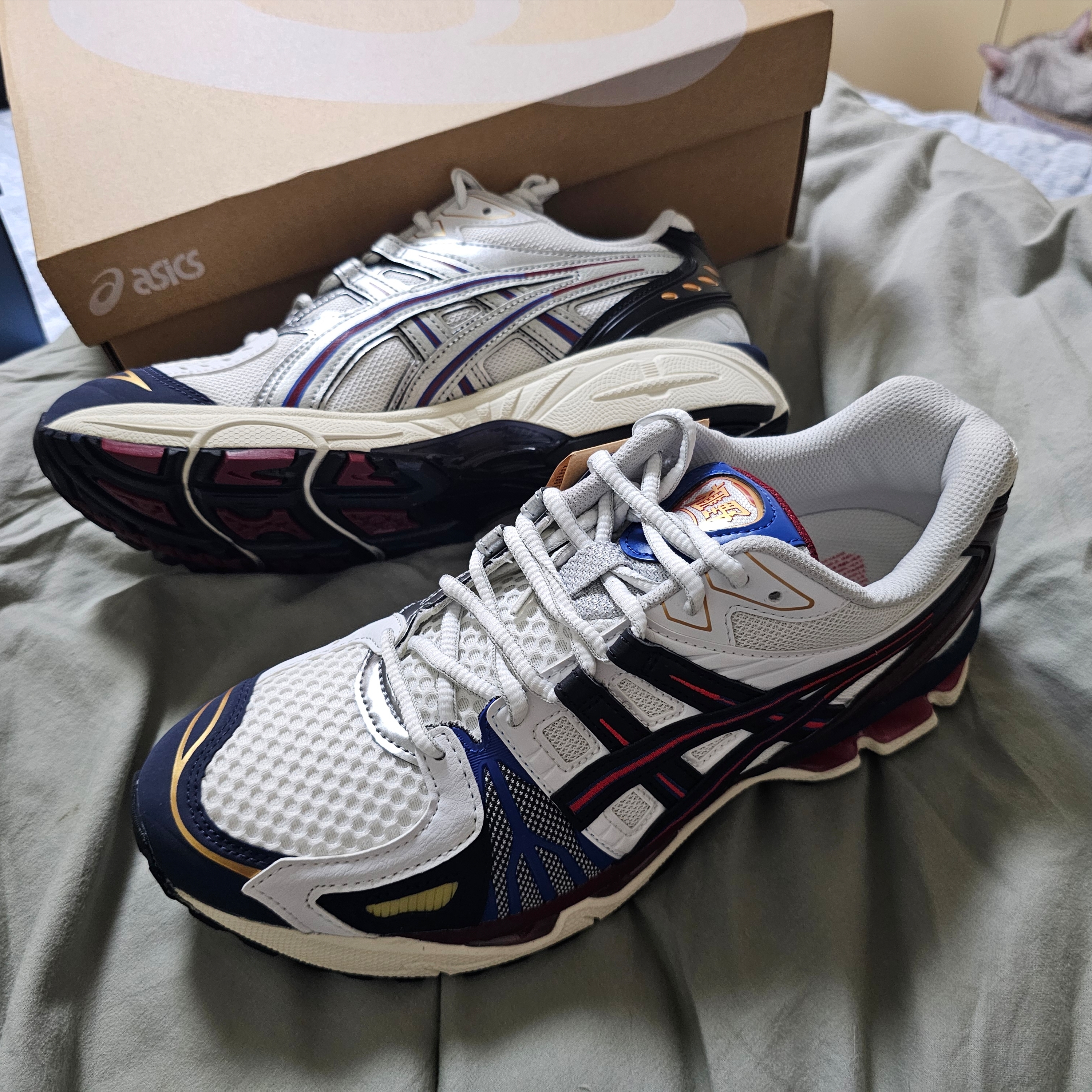 Asics Gel-Kayano Legacy White Black 착용 스타일
