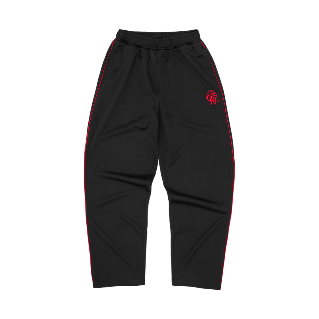 - Corteiz 3 Star Crest Track Pant Black