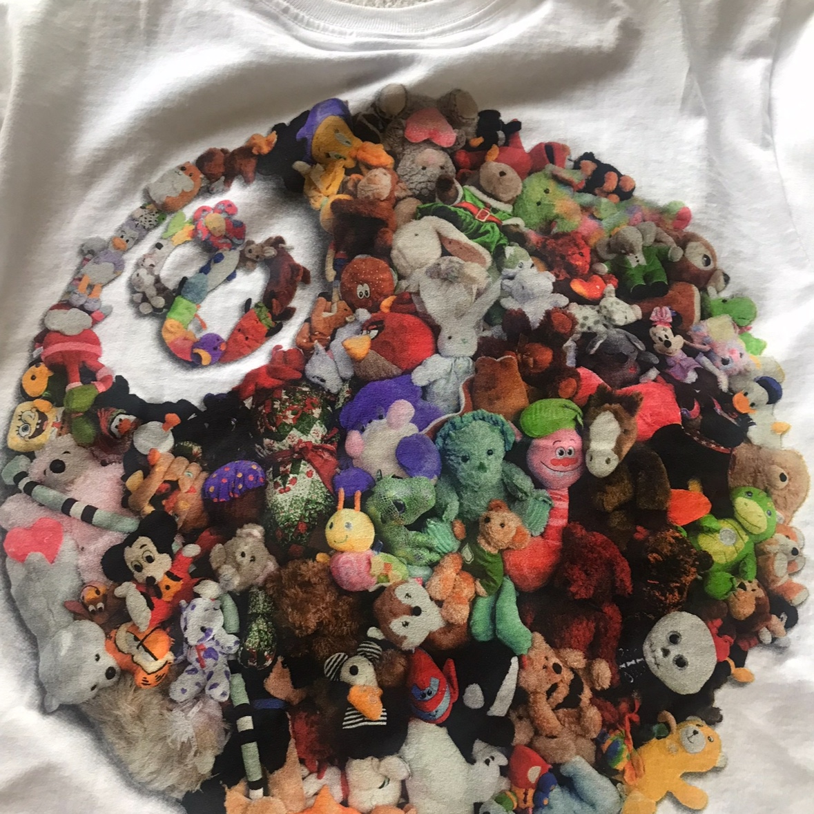 Stussy Plush T-Shirt White 착용 스타일