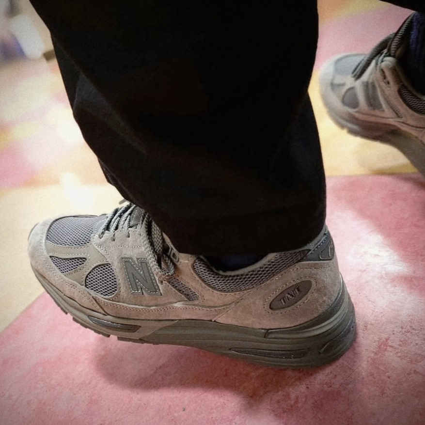 New Balance x Thisisneverthat 991v2 Made in UK Grey 착용 스타일