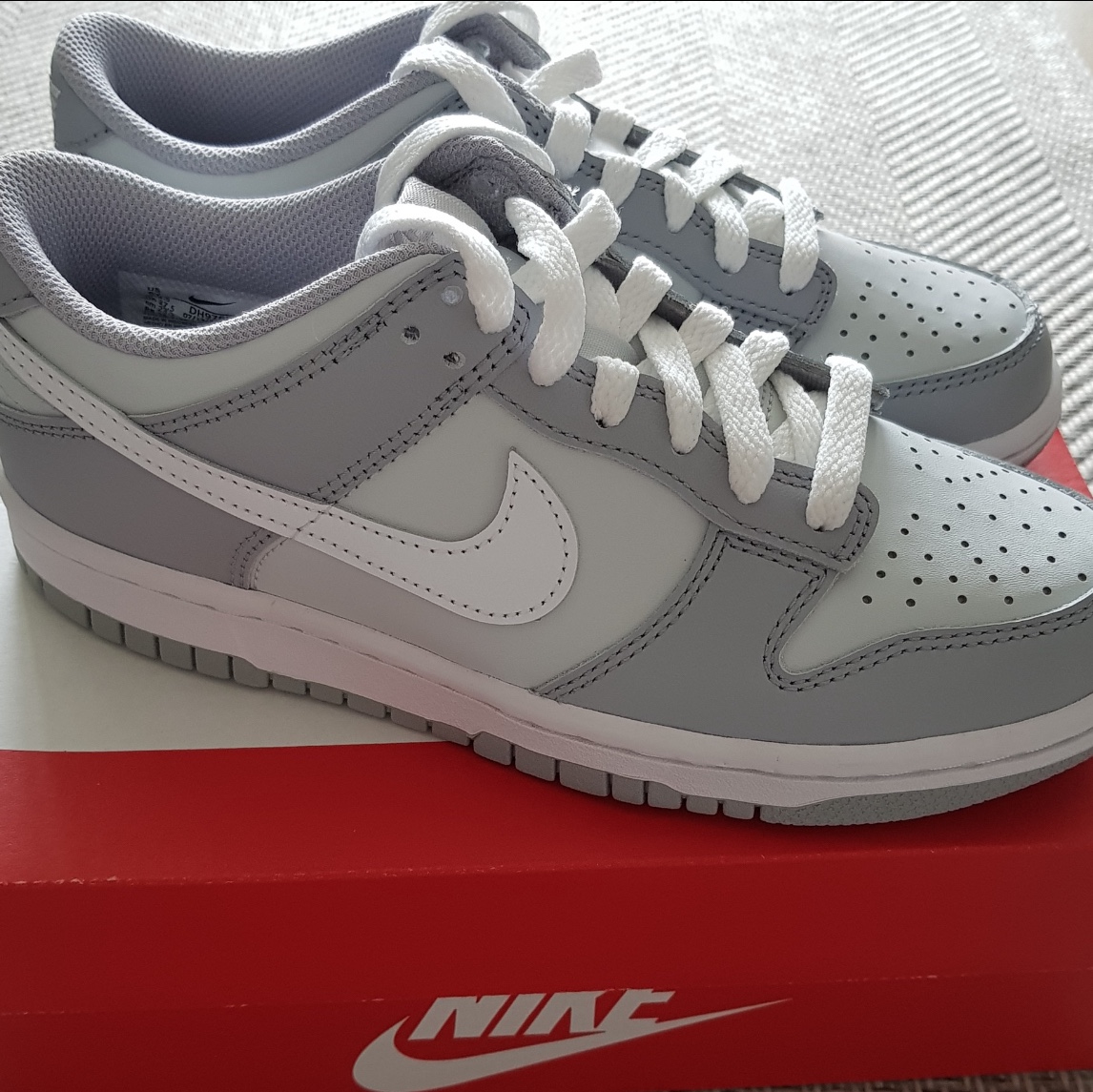 (GS) Nike Dunk Low Wolf Grey 착용 스타일