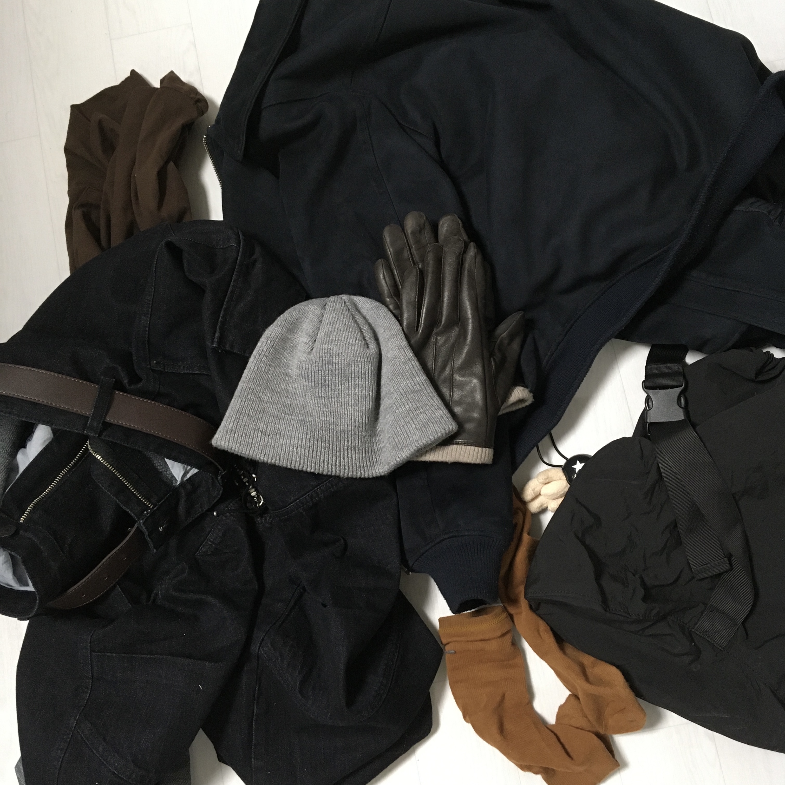 DIVEIN Vern Cargo Denim Pants One Wash Indigo 착용 스타일