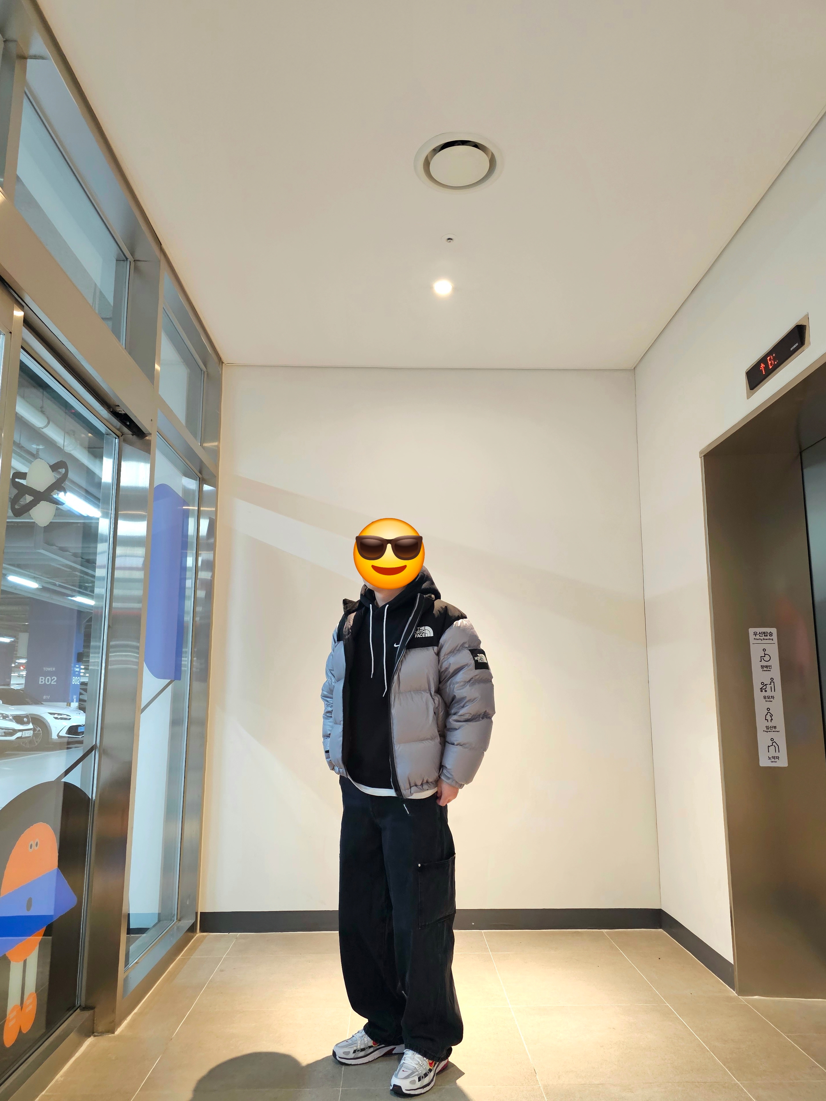 Nike NRG Solo Swoosh Fleece Hoodie Black White - Asia, The North Face White Label Novelty Nuptse Down Jacket Heather Gray 착용 스타일