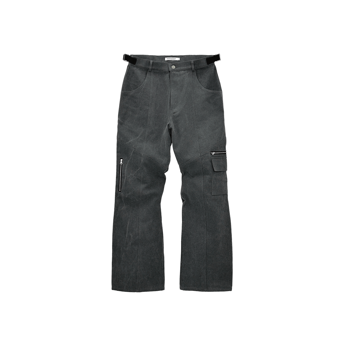 퍼머넌트 아카이브 슬렌티드 커브 트윌 팬츠 차콜(Permanent Archive Slanted Curve Twill Pants Charcoal) - 1