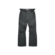 Permanent Archive Slanted Curve Twill Pants Charcoal