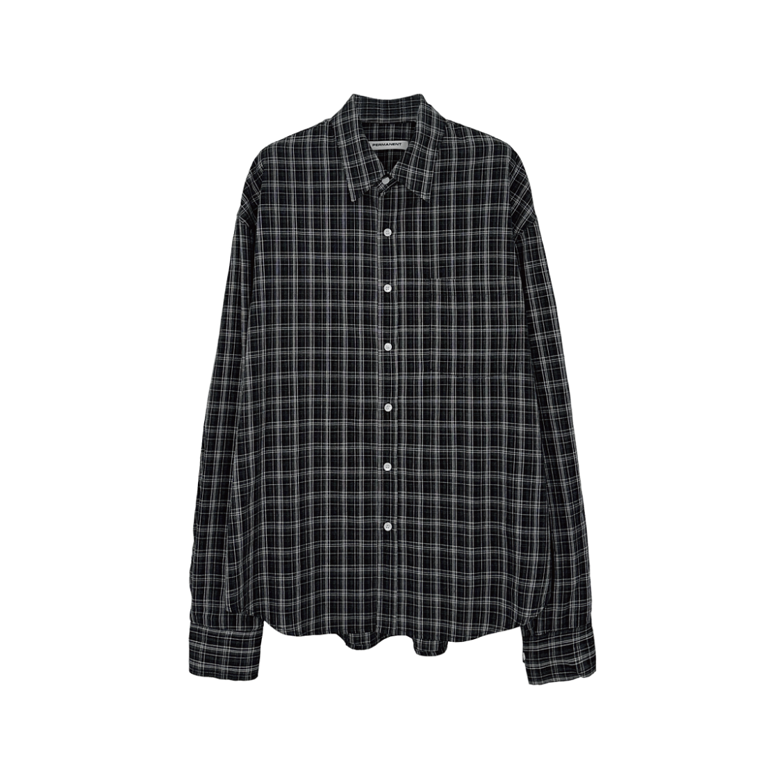 퍼머넌트 아카이브 블랙 체크 셔츠 (Ver.3)(Permanent Archive Black Check Shirt (Ver.3))