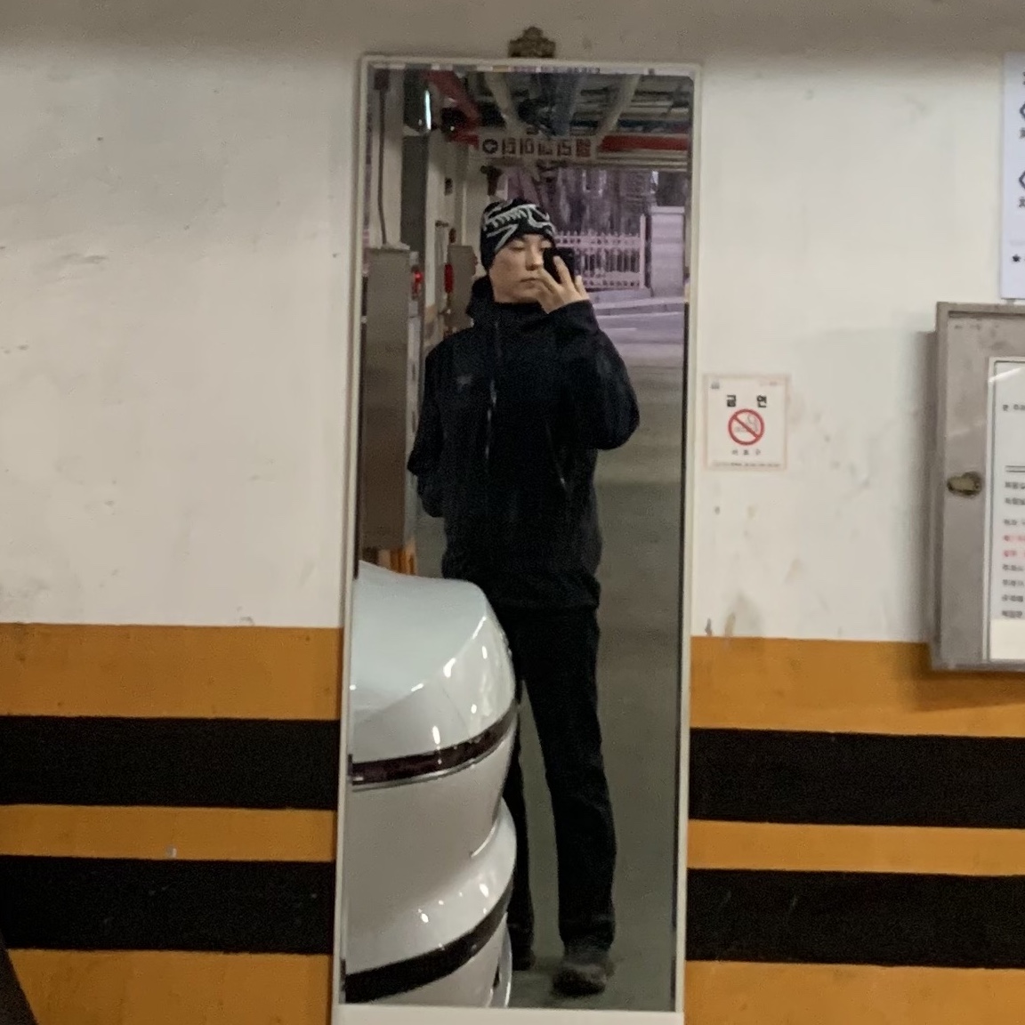 Arc'teryx Bird Head Toque Orca 착용 스타일
