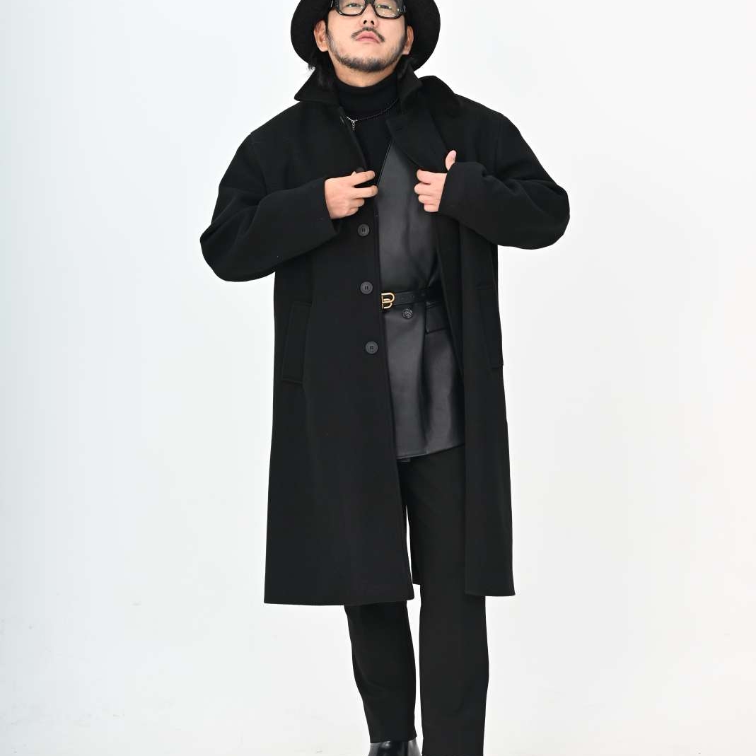 Balenciaga Rim BB Icon Leather Ankle Boots Black, Balenciaga BB Large Belt Black 착용 스타일 - 4