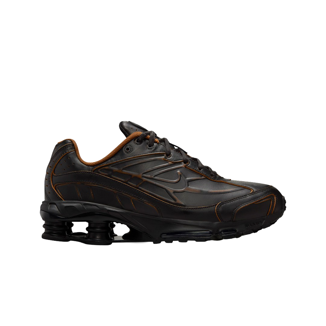 나이키 샥스 라이드 2 프리미엄 블랙 앤 라이트 브리티시 탄(Nike Shox Ride 2 PRM Black and Light British Tan)